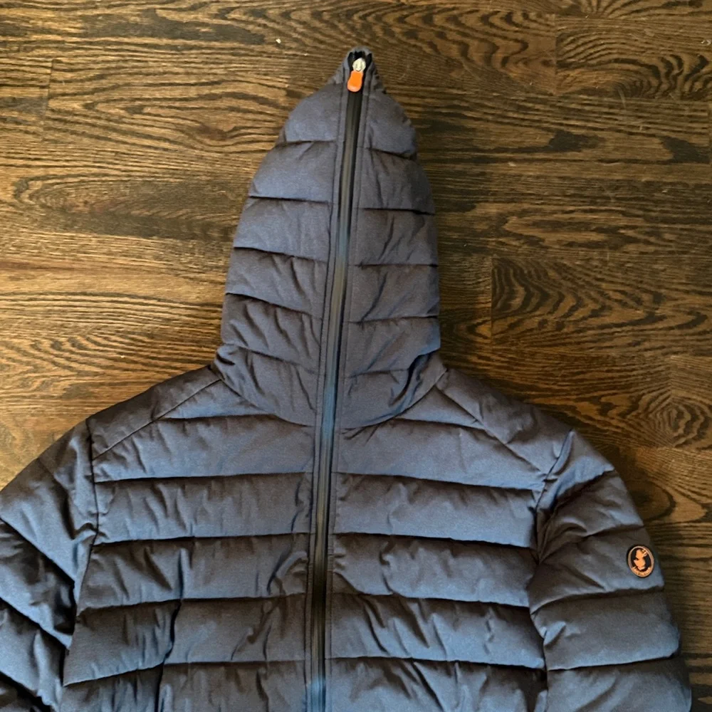 Save The Duck Hooded Stretch Puffer Jacket - Picture 2 of 4